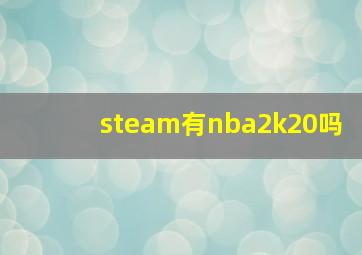 steam有nba2k20吗