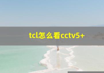 tcl怎么看cctv5+