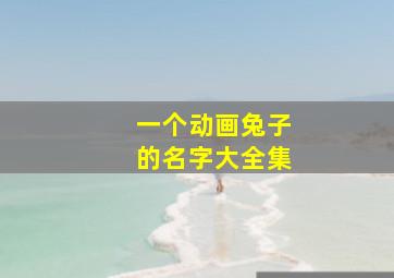 一个动画兔子的名字大全集