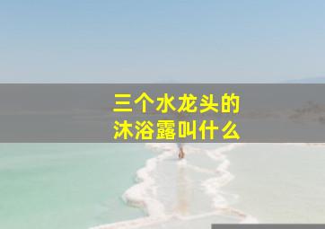 三个水龙头的沐浴露叫什么