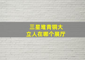 三星堆青铜大立人在哪个展厅