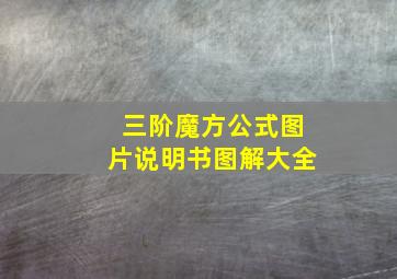 三阶魔方公式图片说明书图解大全