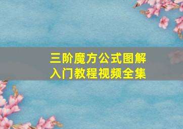 三阶魔方公式图解入门教程视频全集