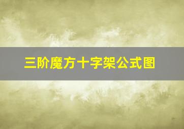 三阶魔方十字架公式图