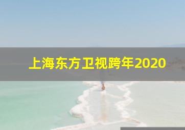 上海东方卫视跨年2020