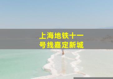 上海地铁十一号线嘉定新城