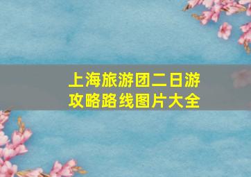 上海旅游团二日游攻略路线图片大全