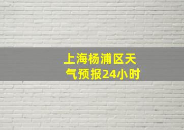 上海杨浦区天气预报24小时