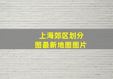 上海郊区划分图最新地图图片