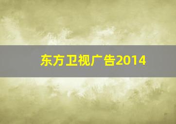 东方卫视广告2014