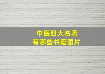 中医四大名著有哪些书籍图片