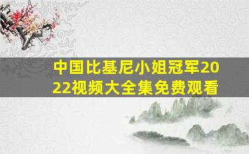 中国比基尼小姐冠军2022视频大全集免费观看