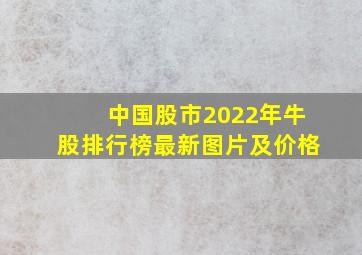 中国股市2022年牛股排行榜最新图片及价格