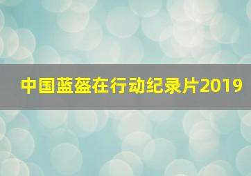 中国蓝盔在行动纪录片2019