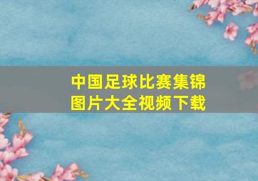 中国足球比赛集锦图片大全视频下载