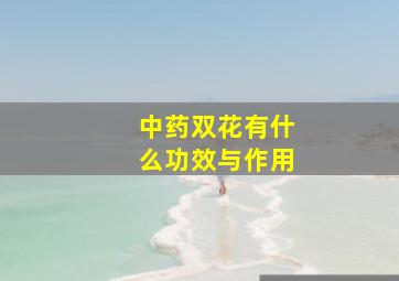 中药双花有什么功效与作用