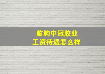 临朐中冠胶业工资待遇怎么样