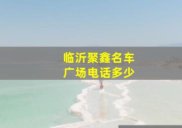 临沂聚鑫名车广场电话多少