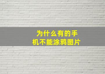 为什么有的手机不能涂鸦图片