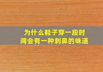 为什么鞋子穿一段时间会有一种刺鼻的味道