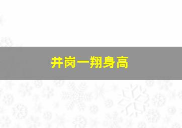 井岗一翔身高