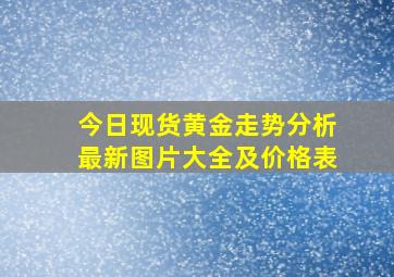 今日现货黄金走势分析最新图片大全及价格表