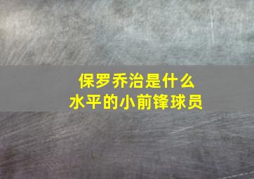 保罗乔治是什么水平的小前锋球员