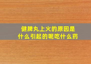 健脾丸上火的原因是什么引起的呢吃什么药