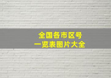 全国各市区号一览表图片大全