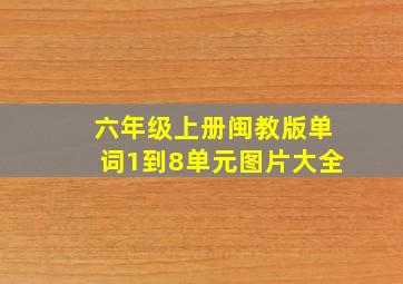 六年级上册闽教版单词1到8单元图片大全