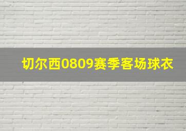 切尔西0809赛季客场球衣