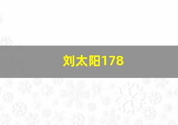 刘太阳178