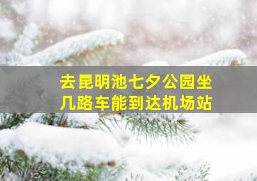 去昆明池七夕公园坐几路车能到达机场站