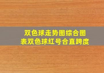 双色球走势图综合图表双色球红号合直跨度