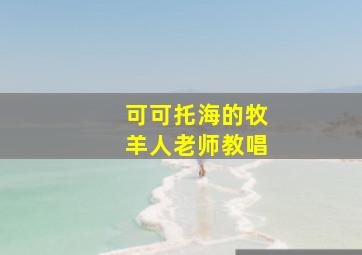 可可托海的牧羊人老师教唱