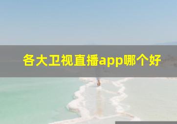 各大卫视直播app哪个好