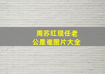 周苏红现任老公是谁图片大全