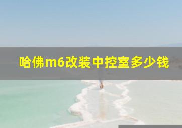 哈佛m6改装中控室多少钱