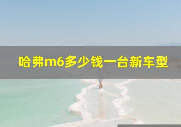 哈弗m6多少钱一台新车型