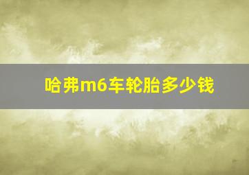 哈弗m6车轮胎多少钱