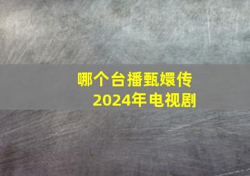 哪个台播甄嬛传2024年电视剧