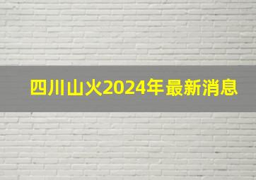 四川山火2024年最新消息