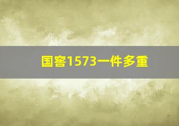 国窖1573一件多重