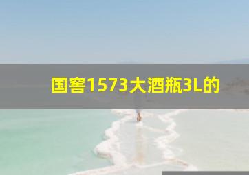 国窖1573大酒瓶3L的