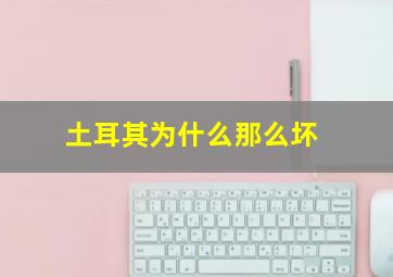 土耳其为什么那么坏