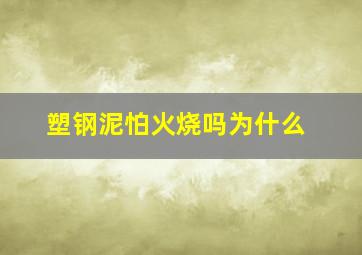 塑钢泥怕火烧吗为什么