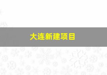 大连新建项目