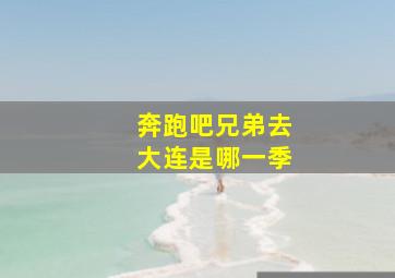 奔跑吧兄弟去大连是哪一季