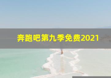 奔跑吧第九季免费2021