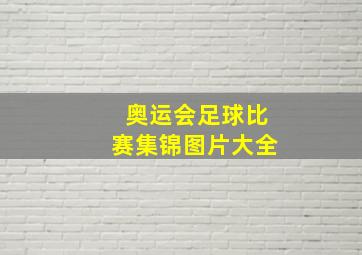 奥运会足球比赛集锦图片大全